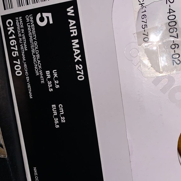 Nike air Max 270s - Picture 2 of 2